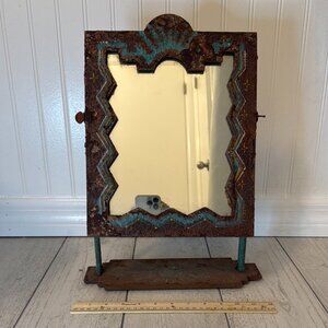 Antique Sunburst Mirror ~ See Logo on 2nd pic ~  Amazing Find 1 of 2 Swivel Tilt